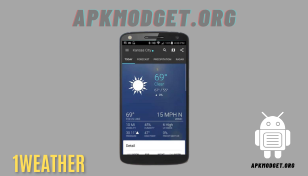 1weather widget forecast radar