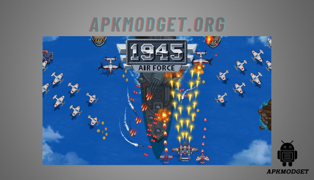 1945 Air Force MOD APK v14.44 (Unlimited Money, VIP, Immortality, Fuel)