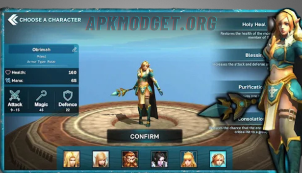 Fantasy Heroes Action RPG 3D MOD APK 