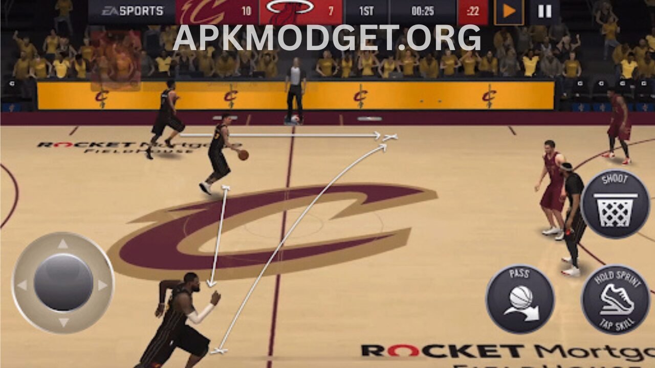 NBA LIVE Mobile Basketball v9.1.30 MOD APK (Mega Shot, Dumb Enemy, Speed)