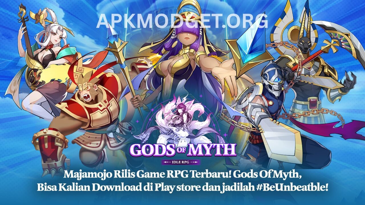 Gods of Myth: Idle RPG v0.0.24 MOD APK (Damage & Defense Multipliers, God Mode)